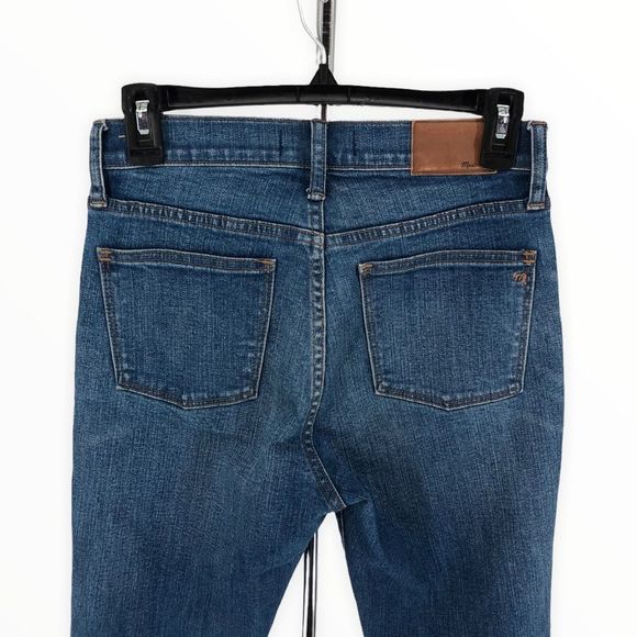 Madewell Jeans 9” High Rise Skinny Crop Jeans in Bruce Wash Distressed size 26 - Picture 5 of 13